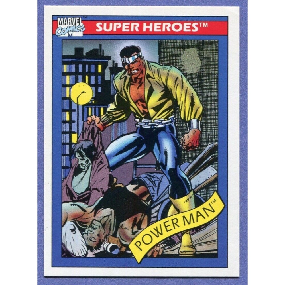 1990 Marvel Universe Card - #12 Powerman